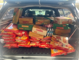 พิธีเจริญพระพุทธมนต์และทำบุญตักบาตรถวายพระราชกุศล เนื่องในโอกาสวันเฉลิมพระชนมพรรษา พระบาทสมเด็จพระเจ้าอยู่หัว 28 กรกฎาคม 2568